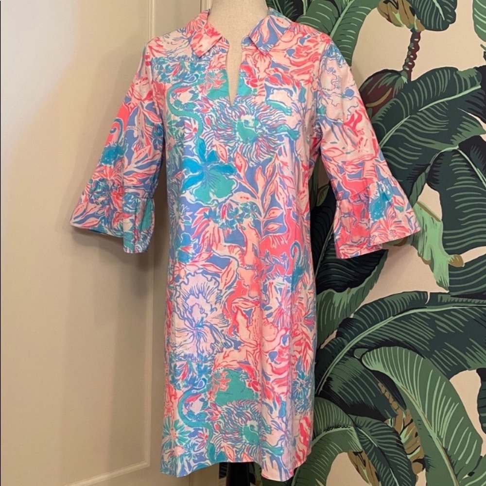 Lilly Pulitzer Ginger Stretch Dress - Blue Peri